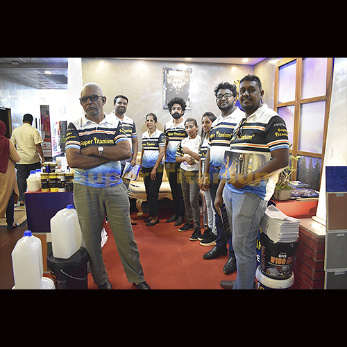 Crystolac super Titanium stall at Construct 2023 Exhibition-BMICH photo